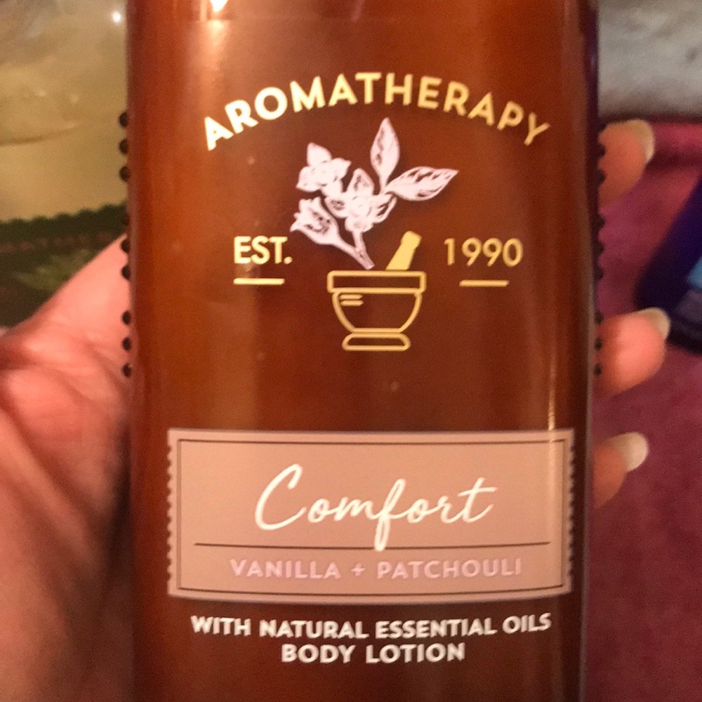 Aromatherapy body lotion